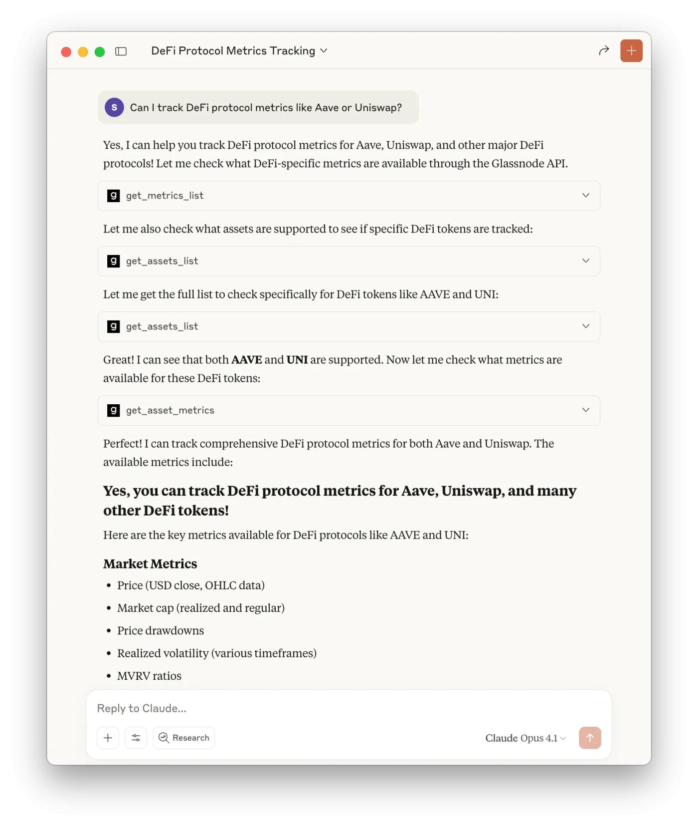 A Practical Guide to Glassnode’s MCP Server
