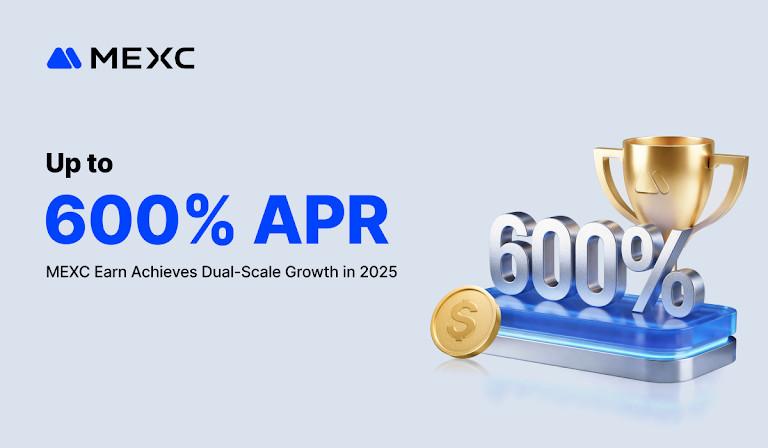 MEXC Earn, 2025년까지 사용자 64%, 운용자산(AUM) 43%의 이중 성장 달성