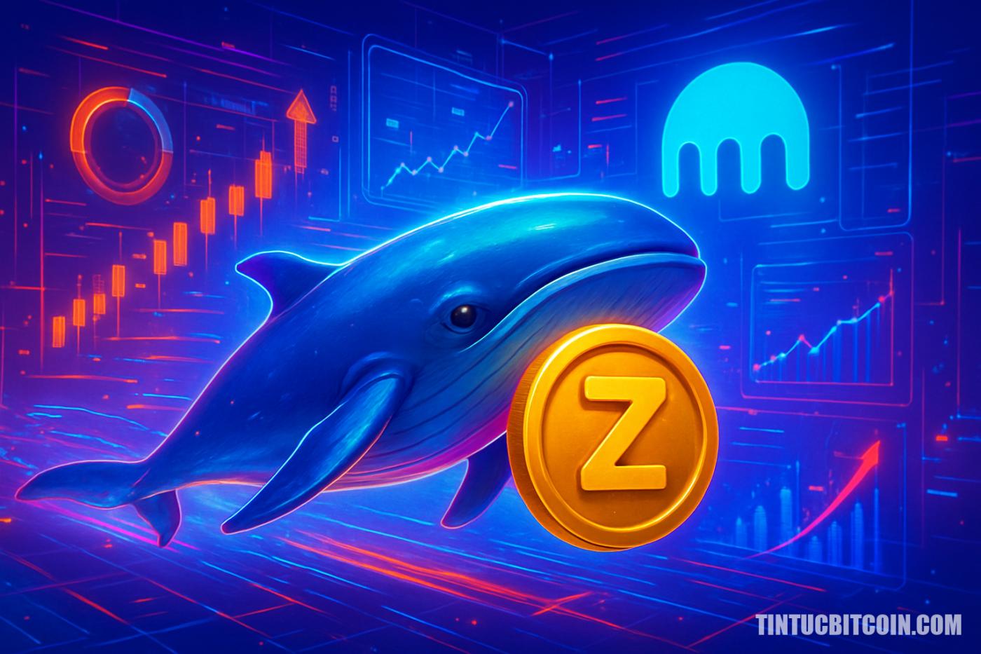 Cá voi rút 4,1 triệu USD ZEC khỏi Kraken, sắp xảy ra squeeze?