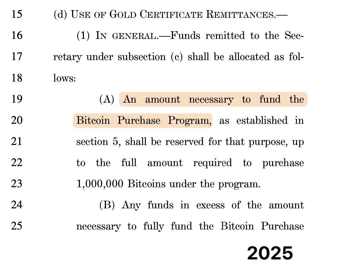 Lummis' New BTC Act Interpretation: $747.3 Billion in Gold to Purchase BTC