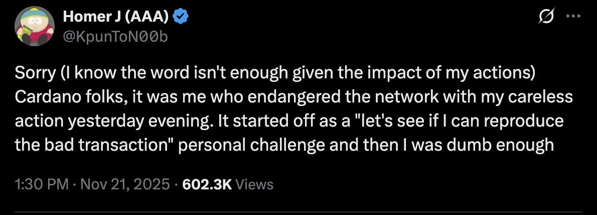 An ninh mạng, Charles Hoskinson, Cardano, Hacks