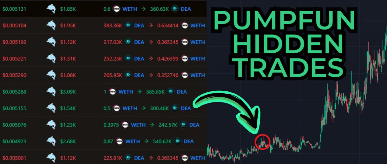 What tokens did the PumpFun team's wallet address trade from the 20-second video?