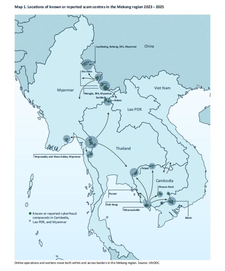 UNODC releases fraud report in Southeast Asia: Cryptocurrency becomes a tool for crime, and all parties need to strengthen international cooperation