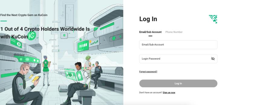 kucoin website login