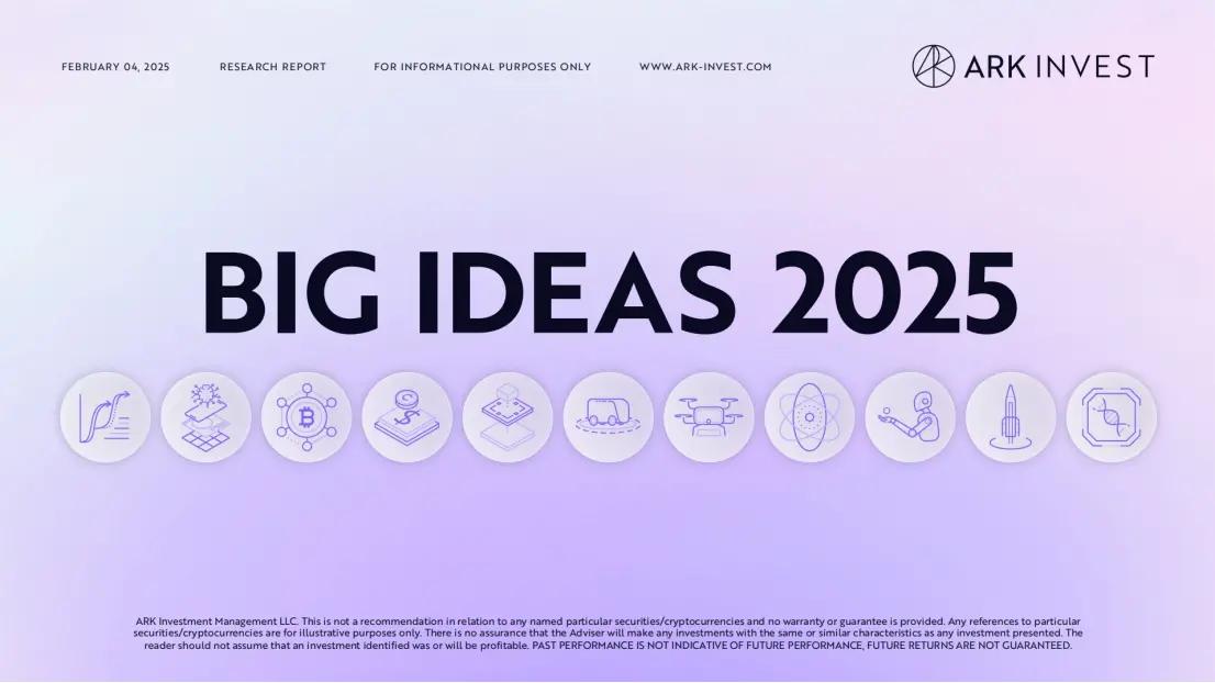 ARK Invest 2025 보고서: 우드는 암호화폐, AI 에이전트, 스테이블코인에 대해 어떻게 생각할까?