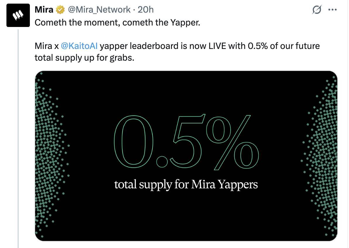 A list of recent popular AI projects at TGE: I.R.I.S, IDOL, Sahara AI, Mira, Allora