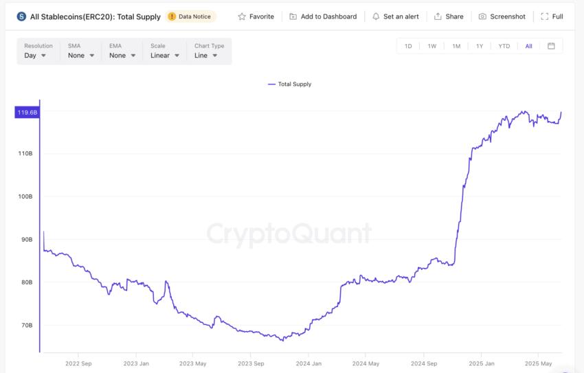 Bear market signs and stablecoin supply: CryptoQuant