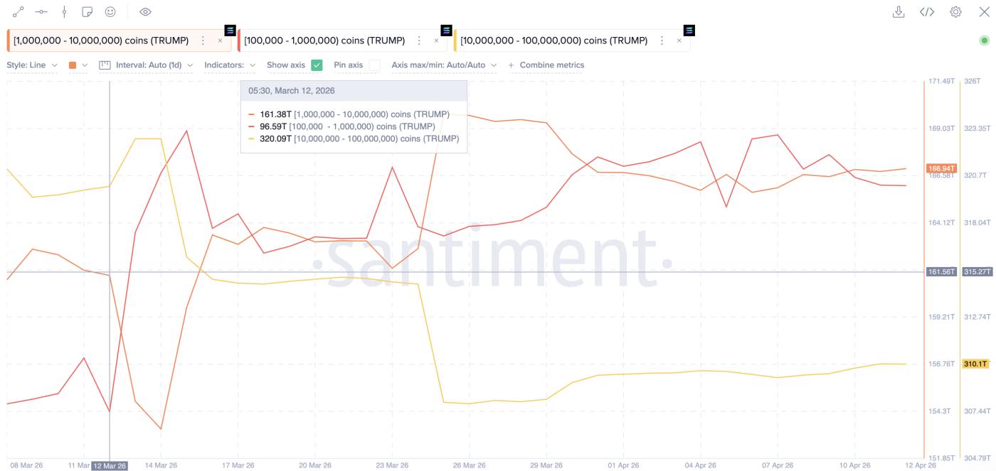 TRUMP Meme Coin Whale Holdings