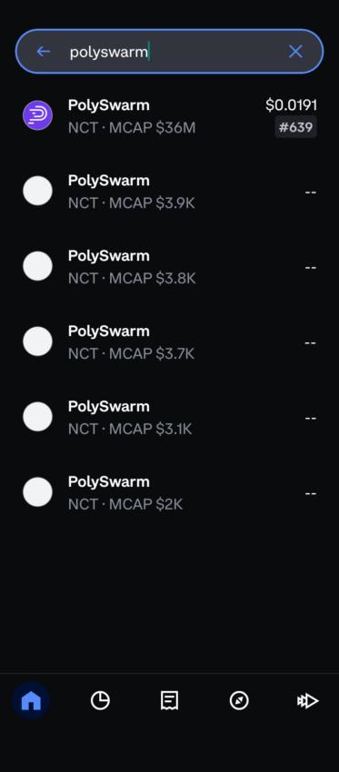 search for polyswarm
