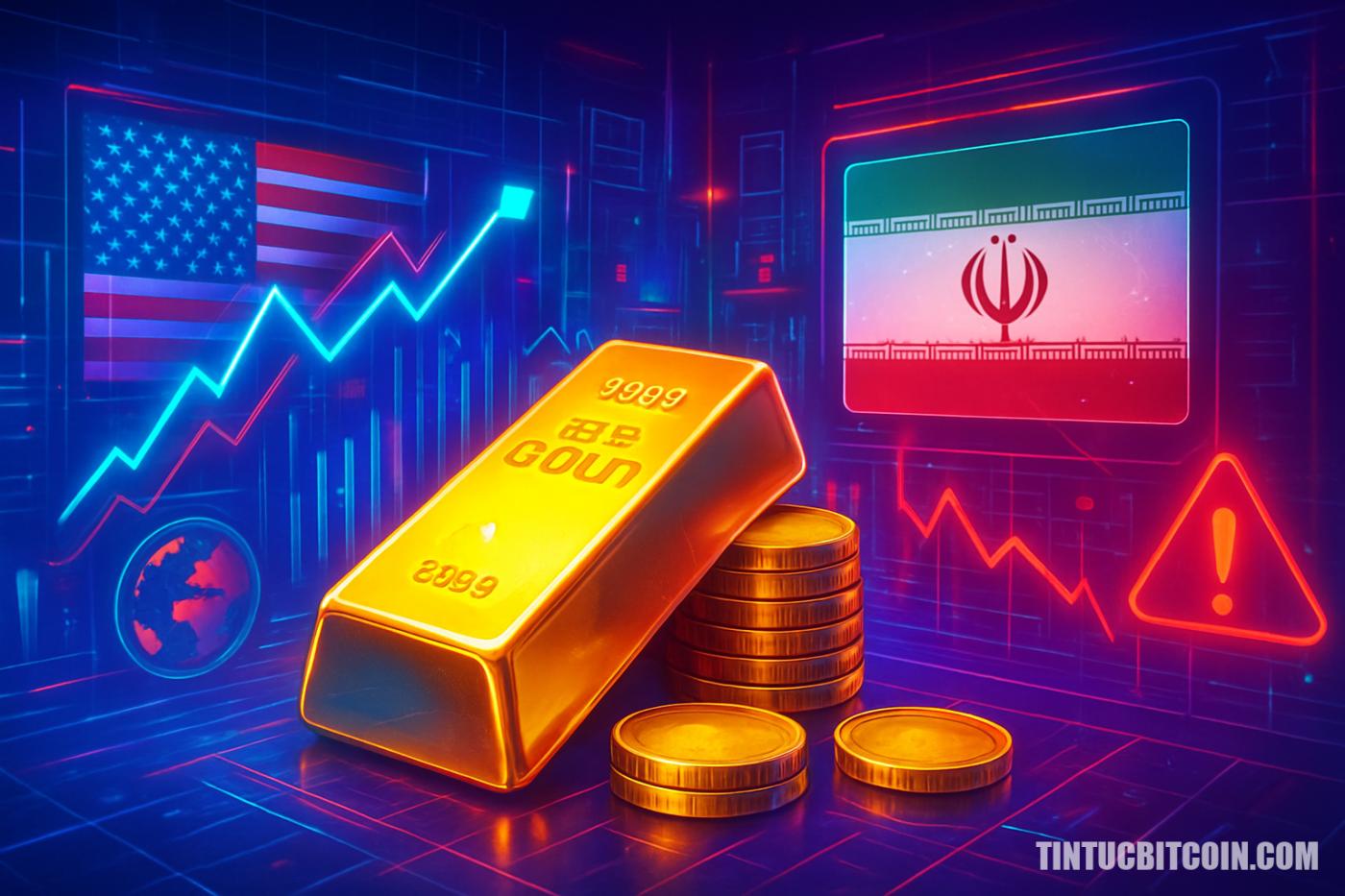 Giá vàng giữ vững khi Mỹ không kích Iran làm tăng rủi ro lan rộng - Tin Tức Bitcoin - Cập Nhật Tin Tức Coin Mới Nhất 24/7 2026 Giá vàng giữ vững khi Mỹ không kích Iran làm tăng rủi ro lan rộng