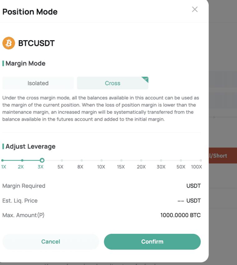 Leverage trading: CoinEx