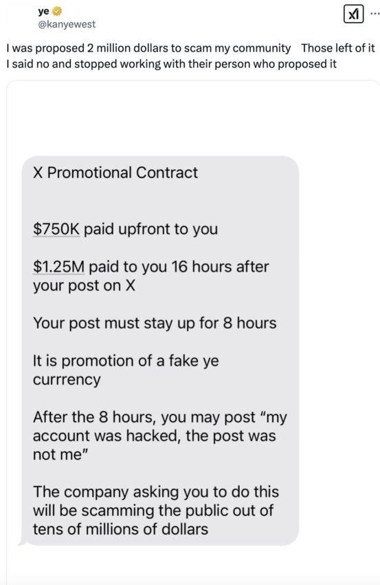 how to + meme coin scams kanye west