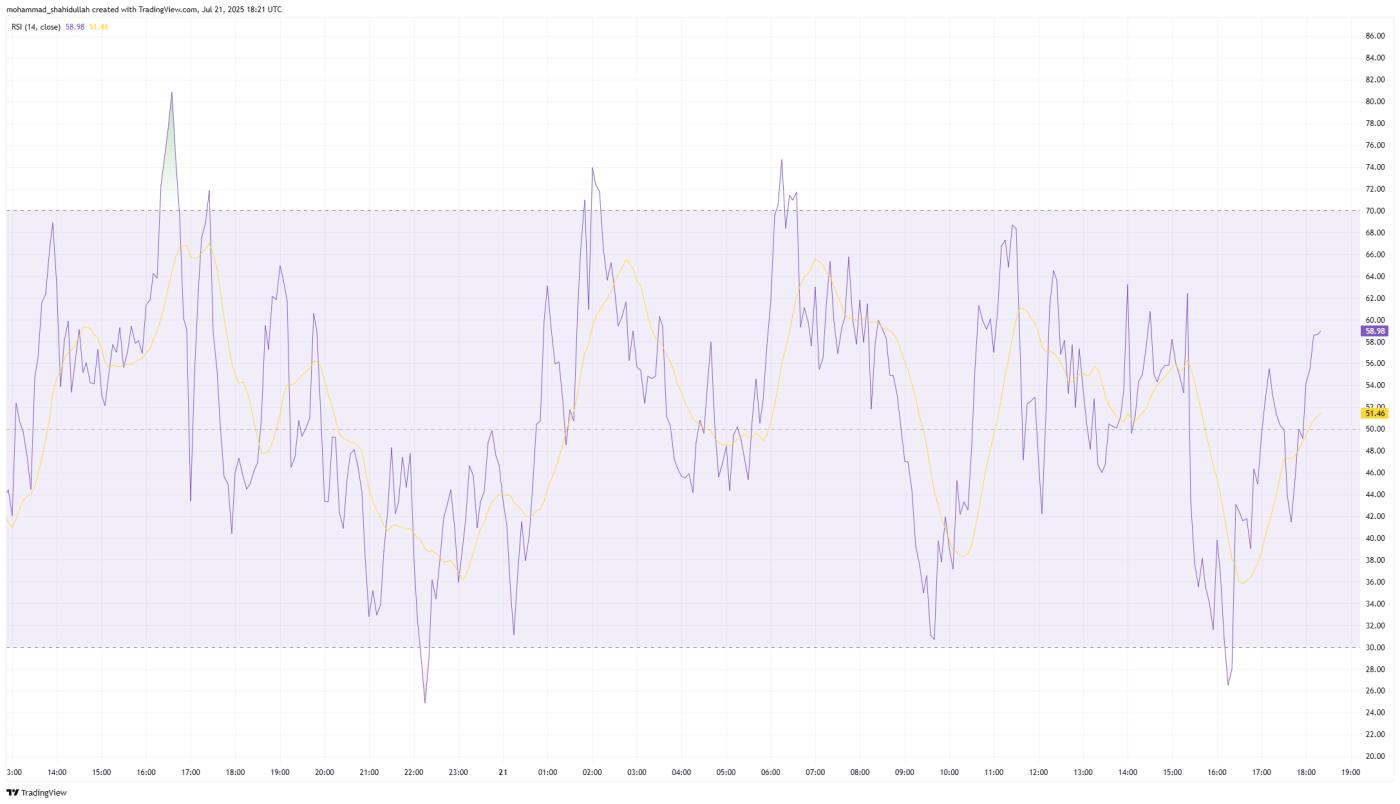 hbar RSI chart
