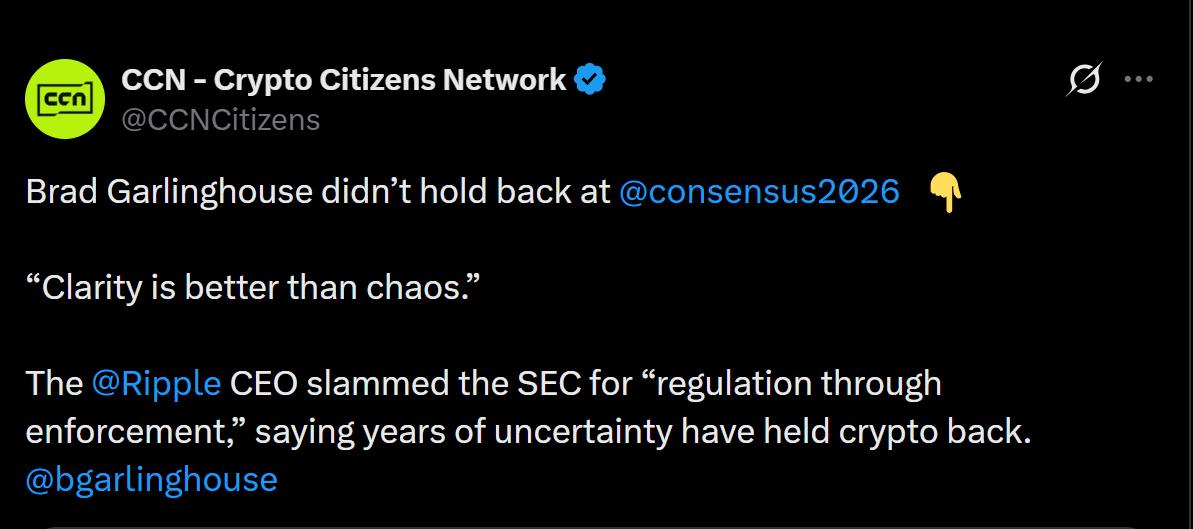 Garlinghouse đưa Ripple vào mở rộng crypto cho tổ chức: cởi mở có mở adoption? - Tin Tức Bitcoin - Cập Nhật Tin Tức Coin Mới Nhất 24/7 2026