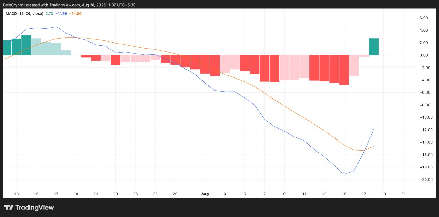 XMR MACD