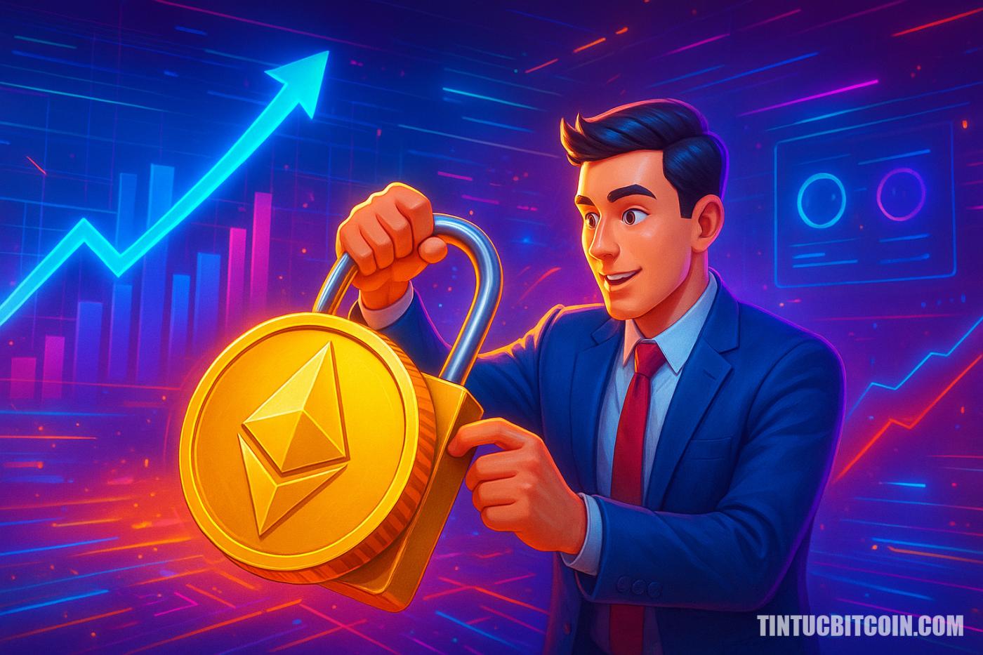 Nhà đầu tư Ethereum đang khóa ETH nhanh kỷ lục