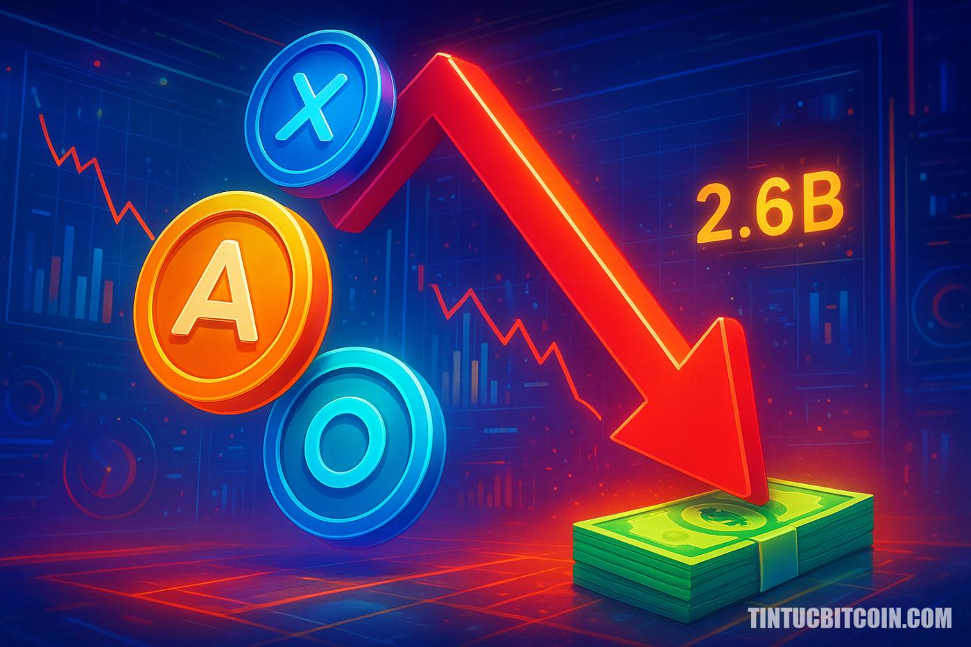 Altcoin sắp lao dốc? Đòn bẩy 2,6 tỷ USD làm tăng rủi ro