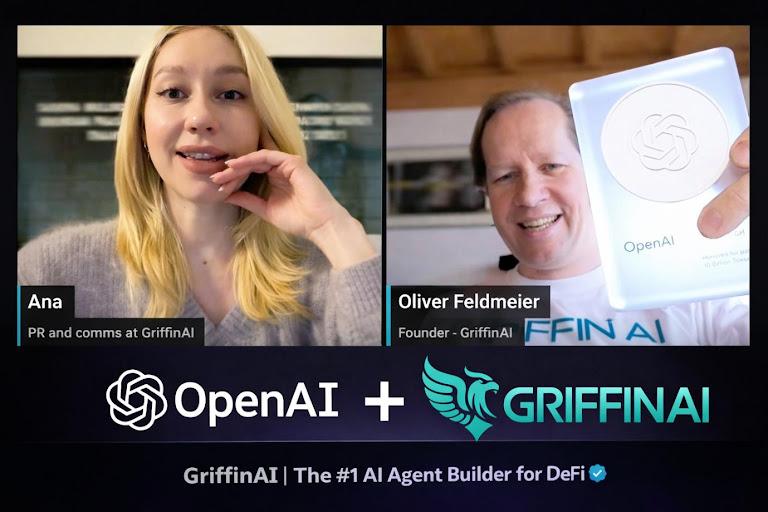 Griffin AI는 OpenAI와의 파트너십 체결을 발표하고, 200억 개 이상의 토큰 처리라는 사용량 마일스톤 트로피를 수상했습니다.
