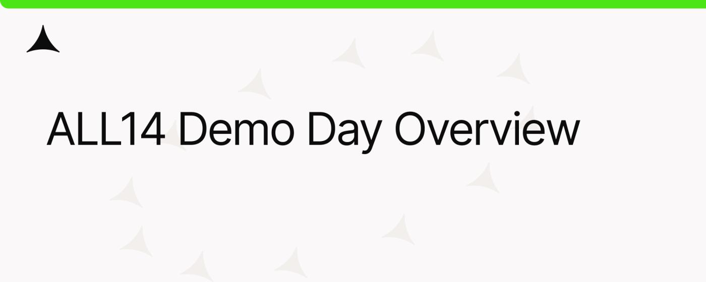 A quick look at the 20 crypto startups that graduated from Alliance this issue