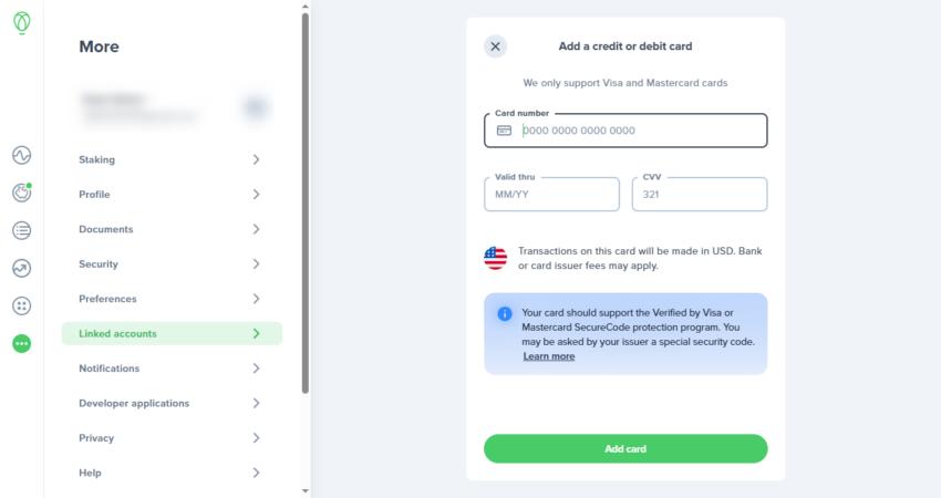 buy xrp credit debit card step 4