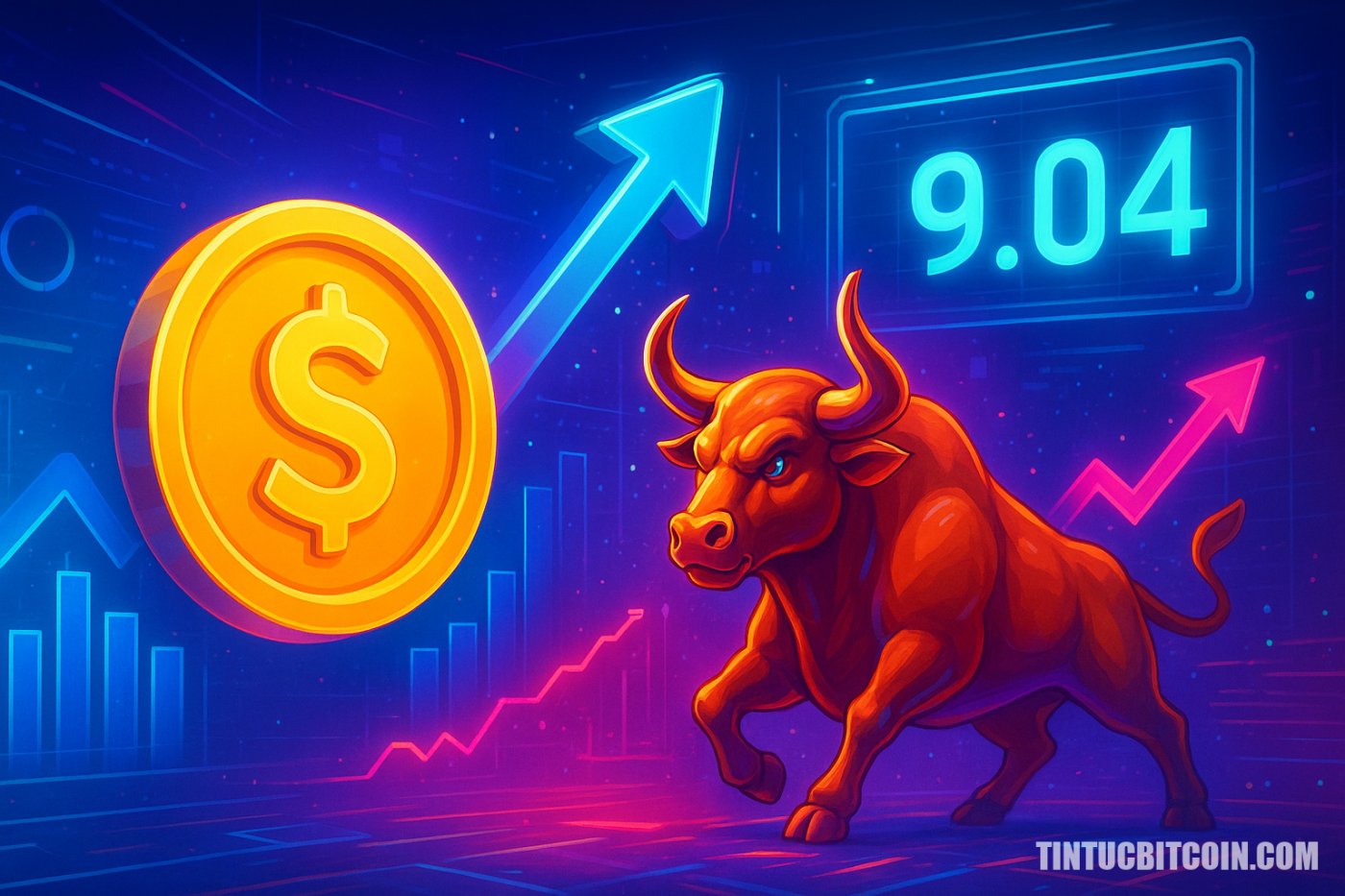 STABLE tăng 9%: Bò có thể đẩy giá lên 0,04 USD?