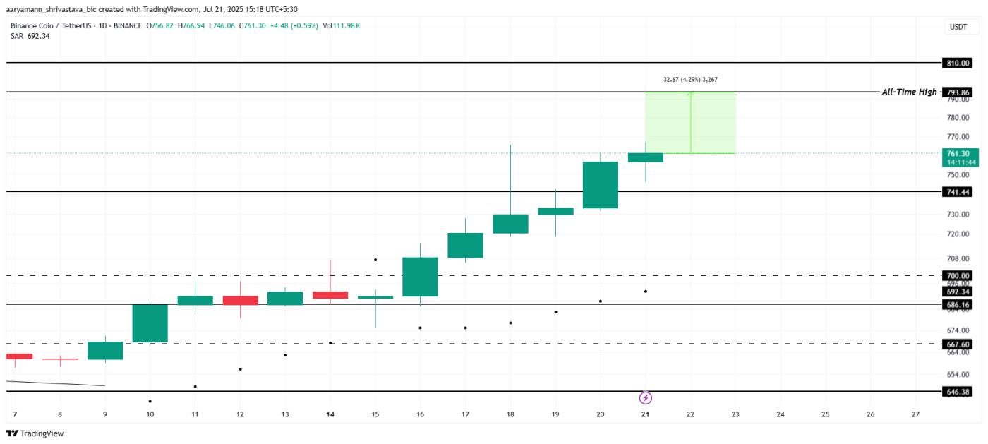 BNB Price Analysis.