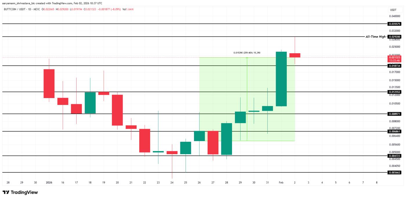 BUTTCOIN Price Analysis