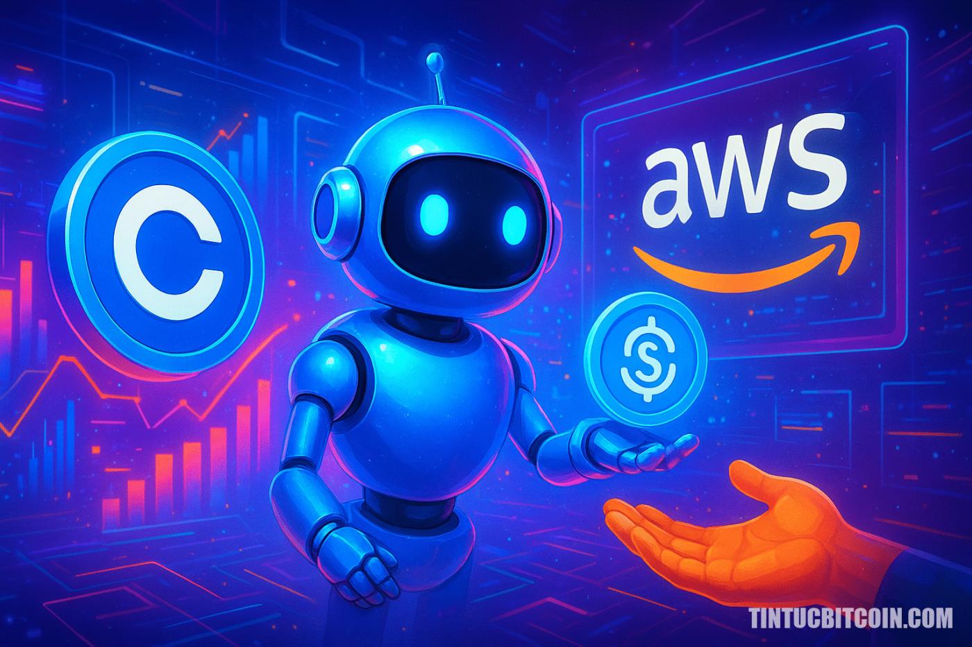Coinbase và AWS cho phép AI agent thanh toán vi mô bằng USDC