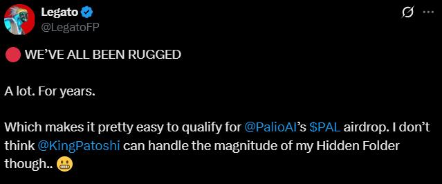 Đợt airdrop AI "đẩy miệng" đầu tiên trên chuỗi! Câu chuyện của bạn đáng giá bao nhiêu $PAL?