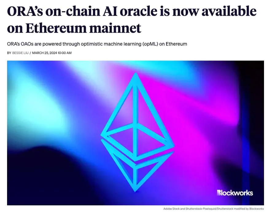Decoding ORA: Trustless AI on Ethereum