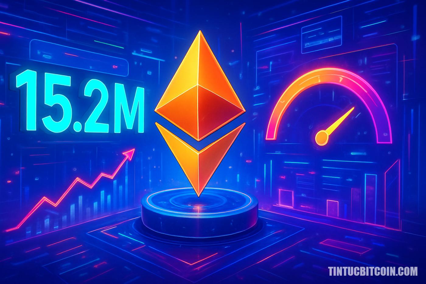 Ethereum đạt 15,2 triệu người dùng, đòn bẩy đang ở mức nào?
