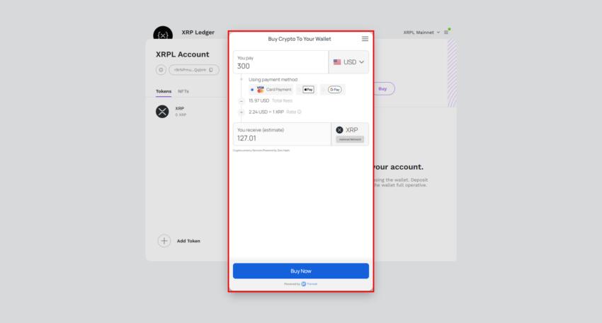 how to buy xrp on metamask step 2