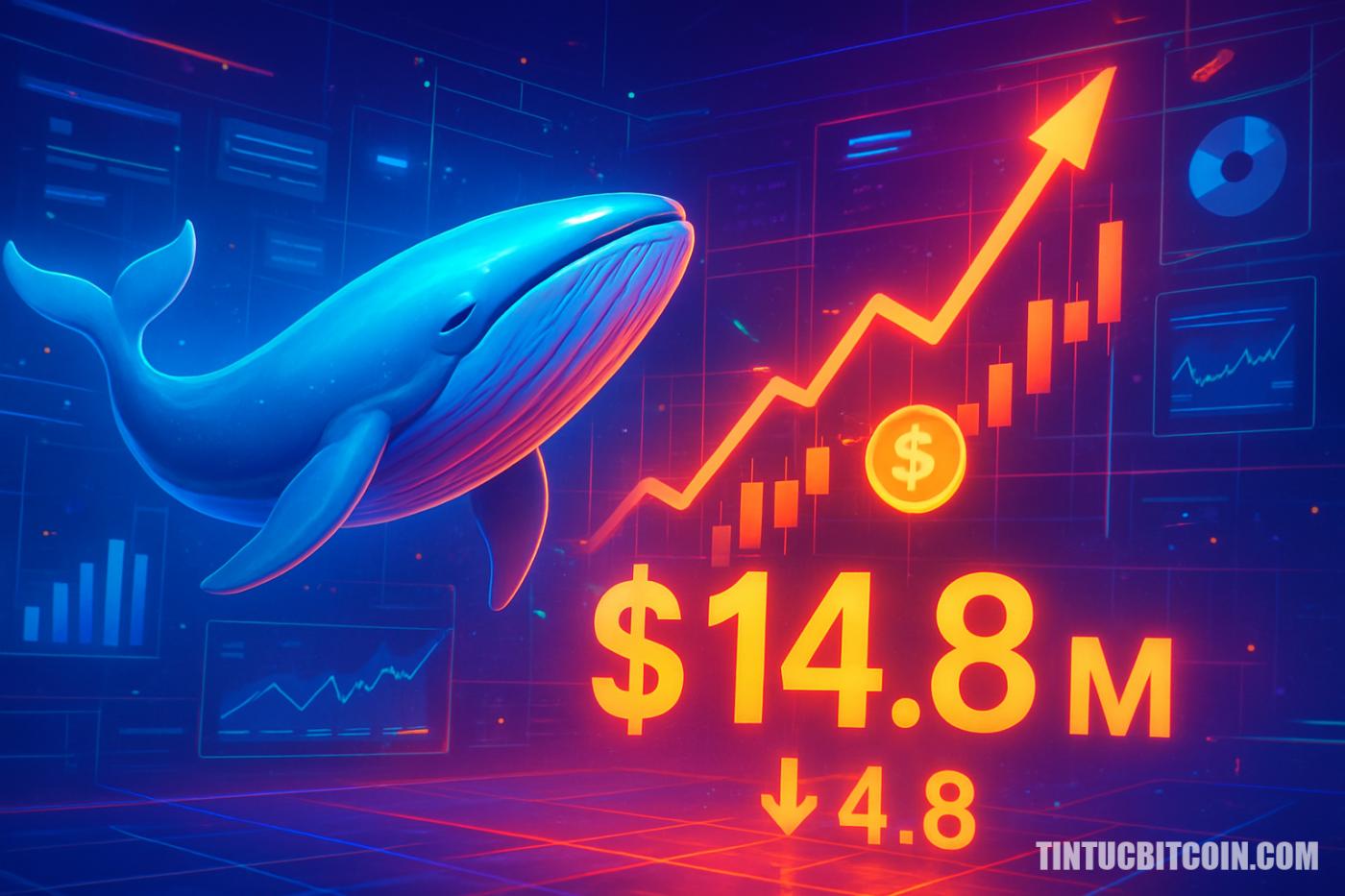 Cá voi giao dịch 14,8 triệu USD gây áp lực giá TRUMP, sắp về 4,8 USD?