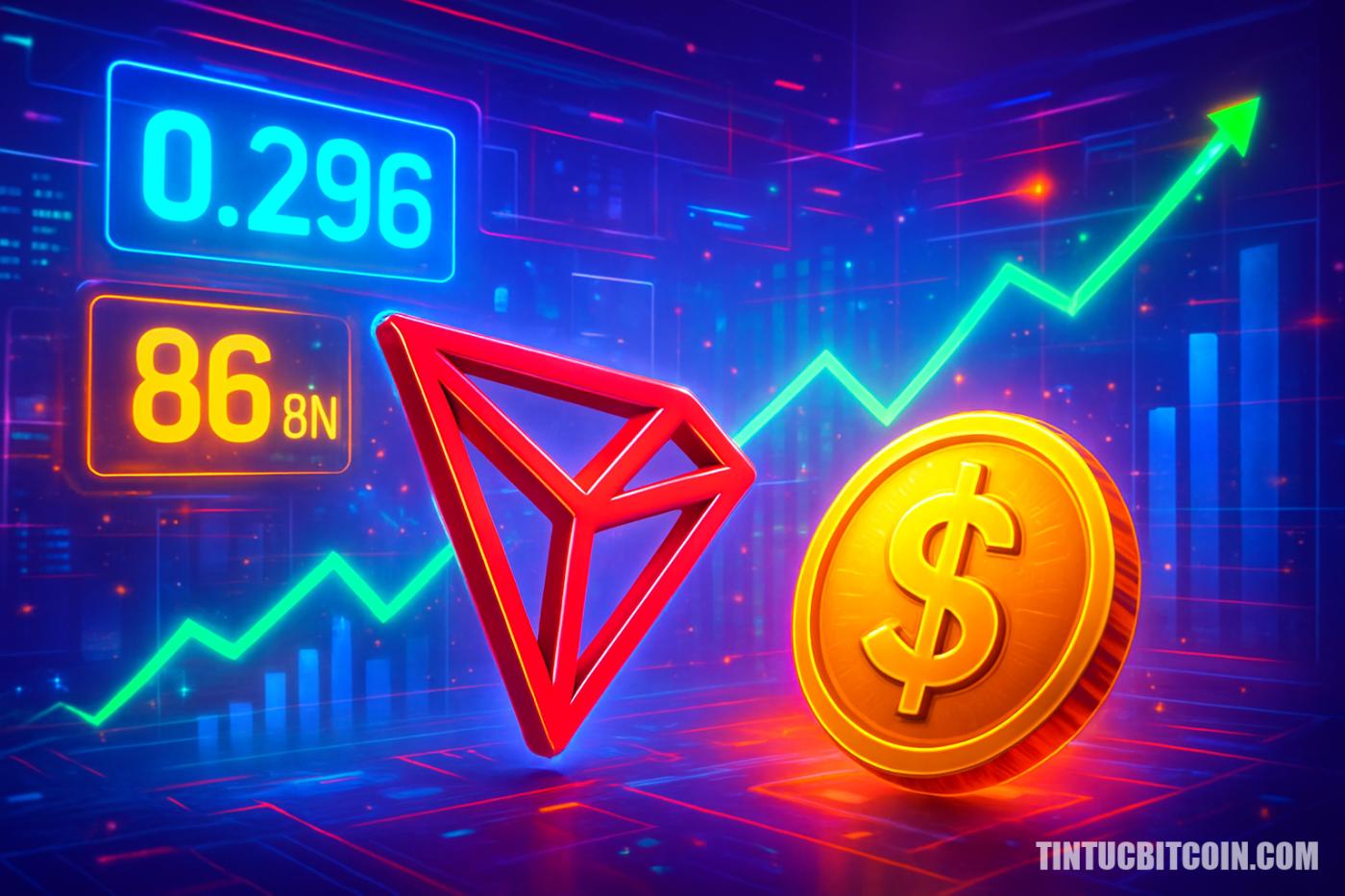 TRX có vượt 0,296 USD khi hệ stablecoin của TRON đạt 86 tỷ USD? - Tin Tức Bitcoin - Cập Nhật Tin Tức Coin Mới Nhất 24/7 2026 TRX có vượt 0,296 USD khi hệ stablecoin của TRON đạt 86 tỷ USD?