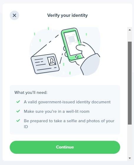 verify yuor identity