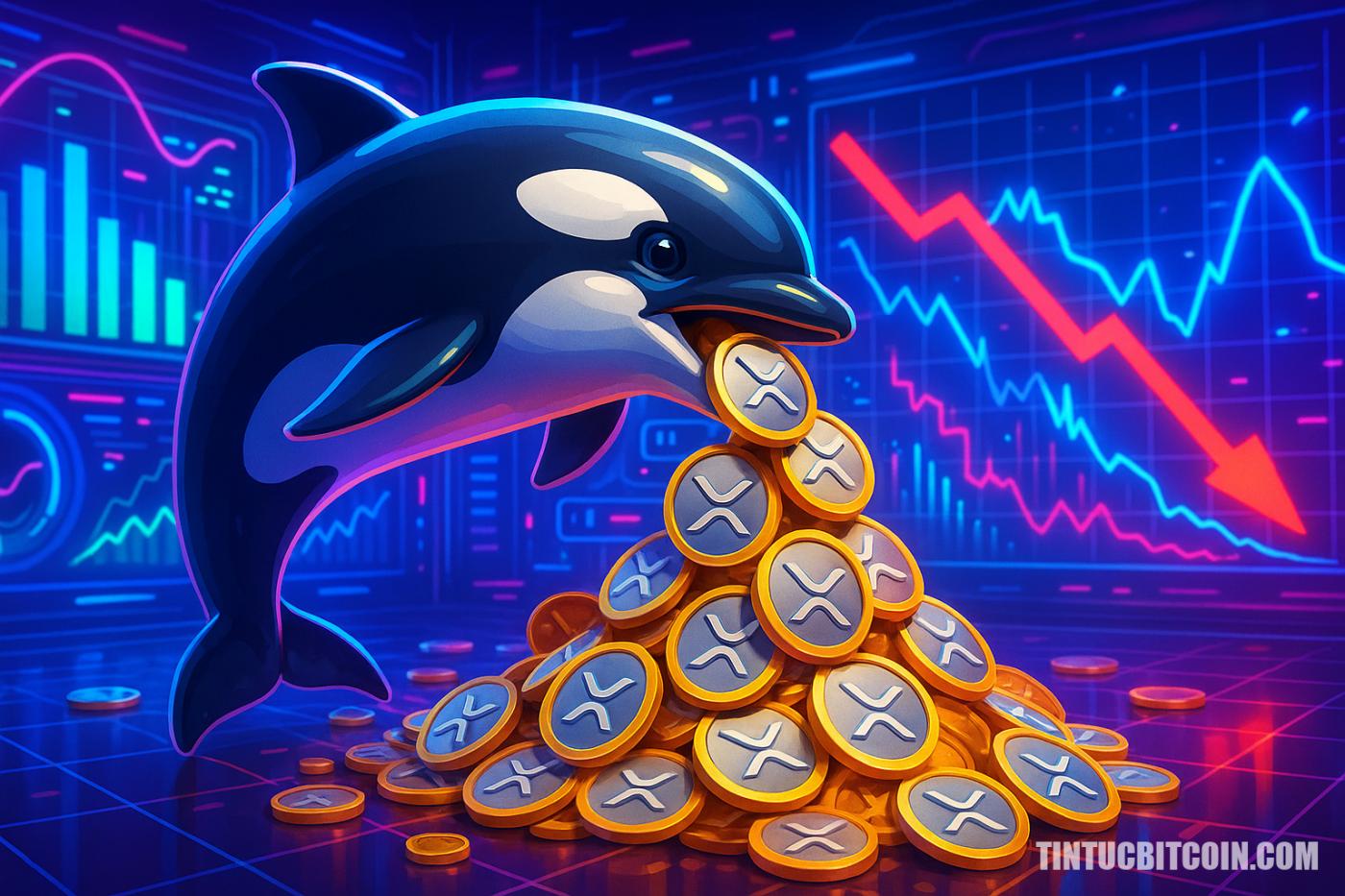 XRP巨鲸投资者抛售9000万枚代币,瑞波币价格会进一步下跌吗? - 比特币新闻 - 最新加密货币新闻24/7更新(2025年) Nhà đầu tư cá voi XRP xả 90 triệu Token, giá Ripple sẽ giảm thêm?
