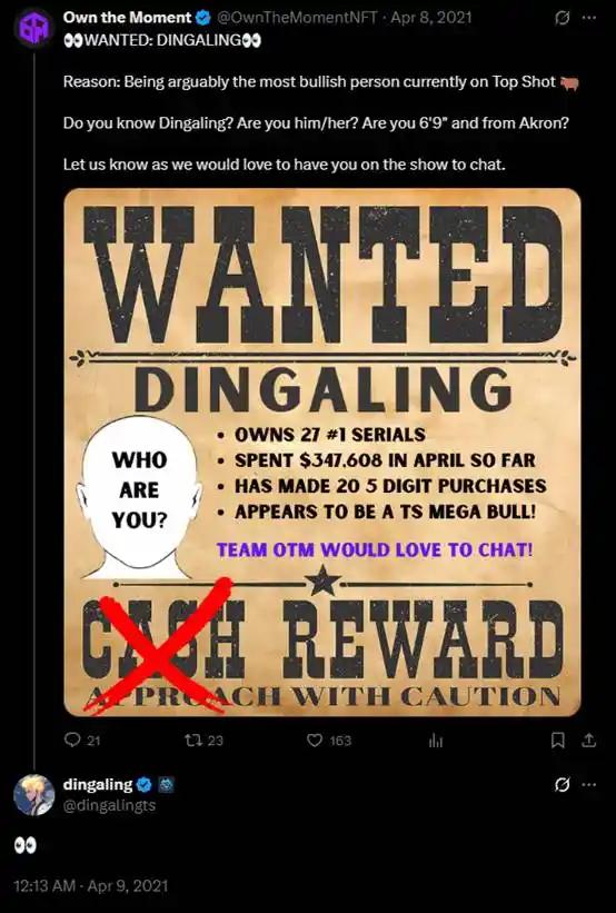 币安恩怨录:NFT巨鲸dingaling为何遭CZ“贴脸开大”却选择沉默?