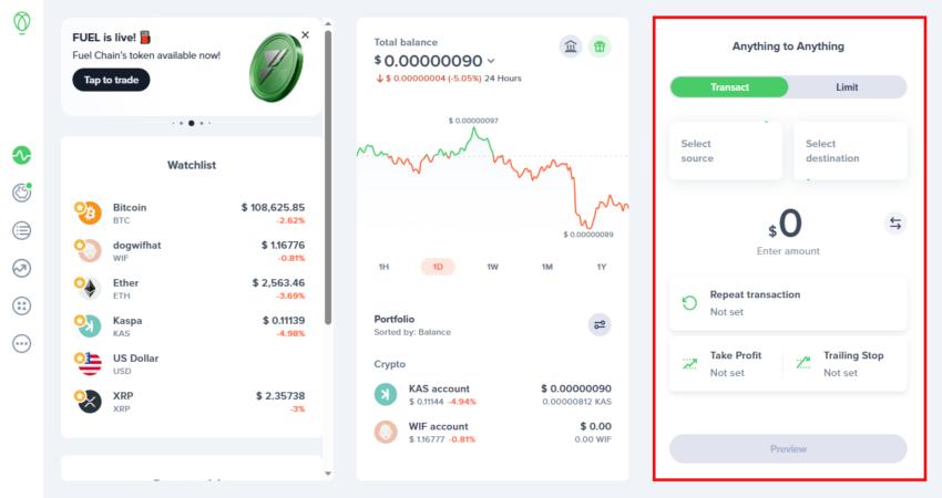 step 1 buy xrp credit debit card