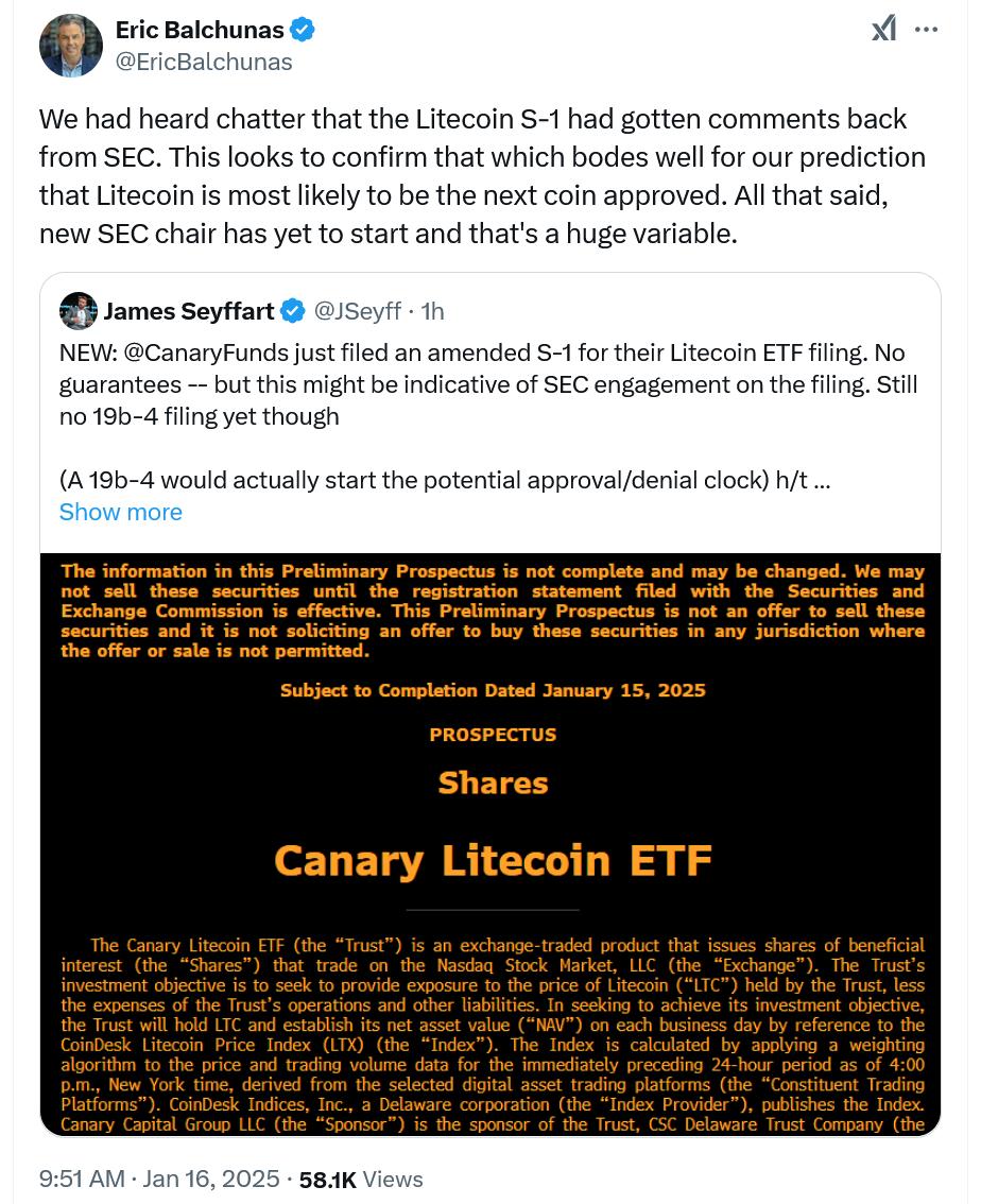 Litecoin, SEC, Donald Trump, Asset Management, Gary Gensler