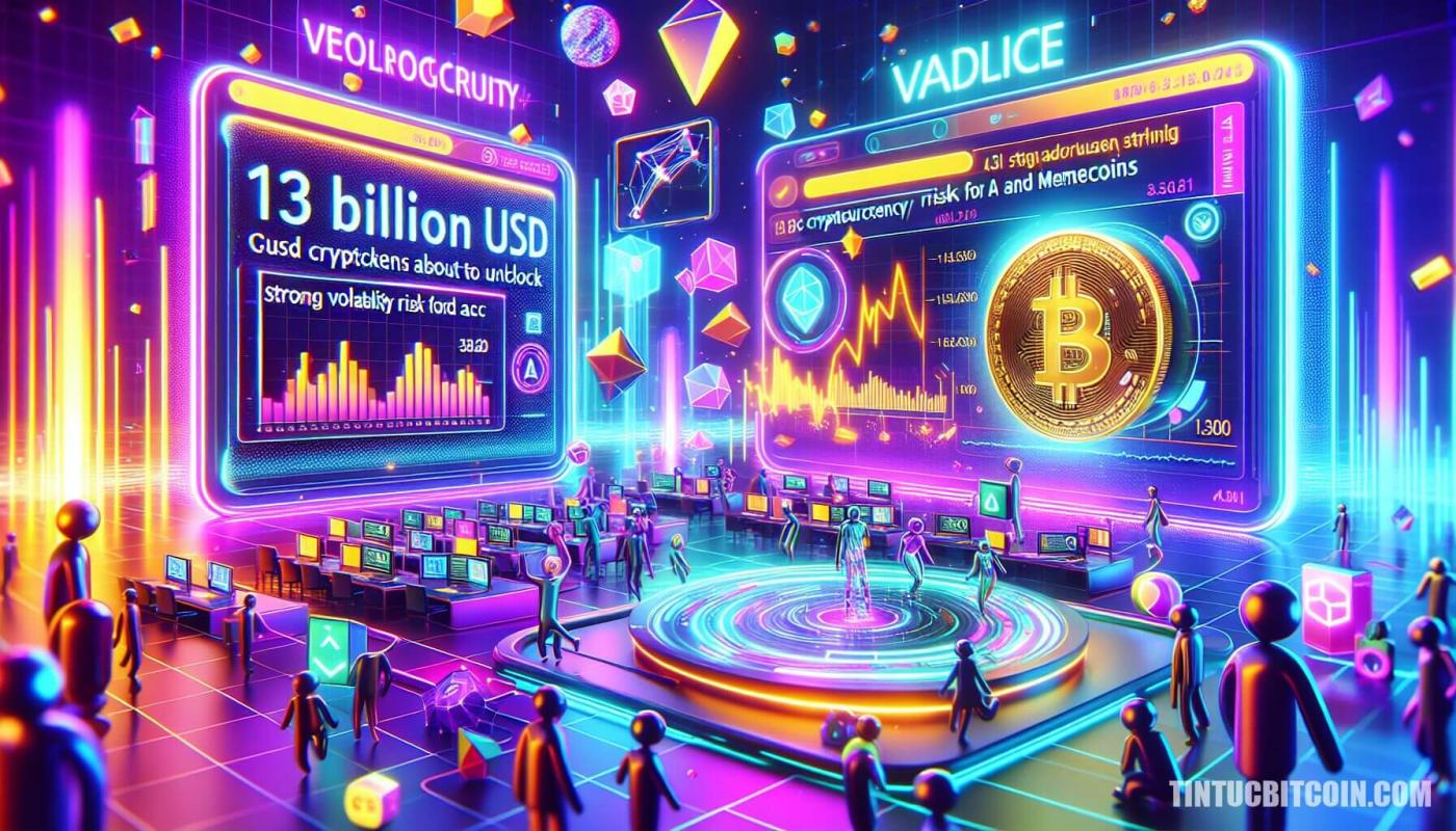 13 tỷ USD Token tiền điện tử sắp mở khóa: Nguy cơ biến động mạnh cho AI và memecoin