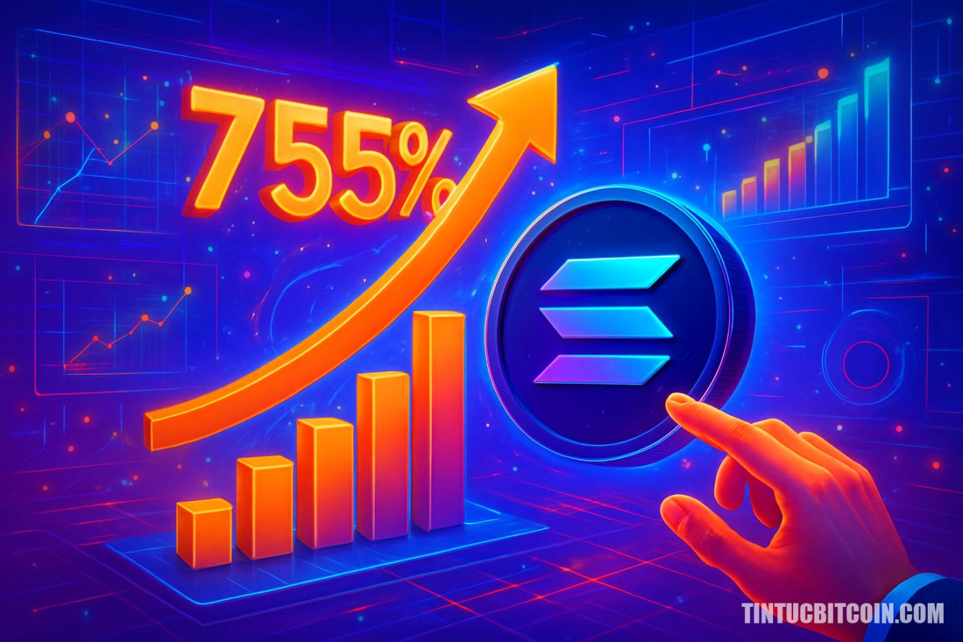 Bùng nổ thanh toán 755% có kích hoạt siêu chu kỳ SOL?