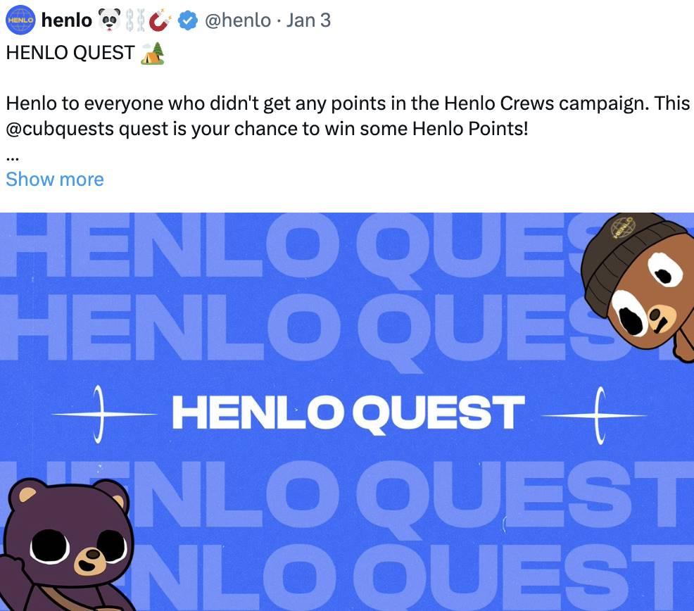 Berachain Meme HENLO is about to be officially launched, learn the airdrop rules and participation methods in one article