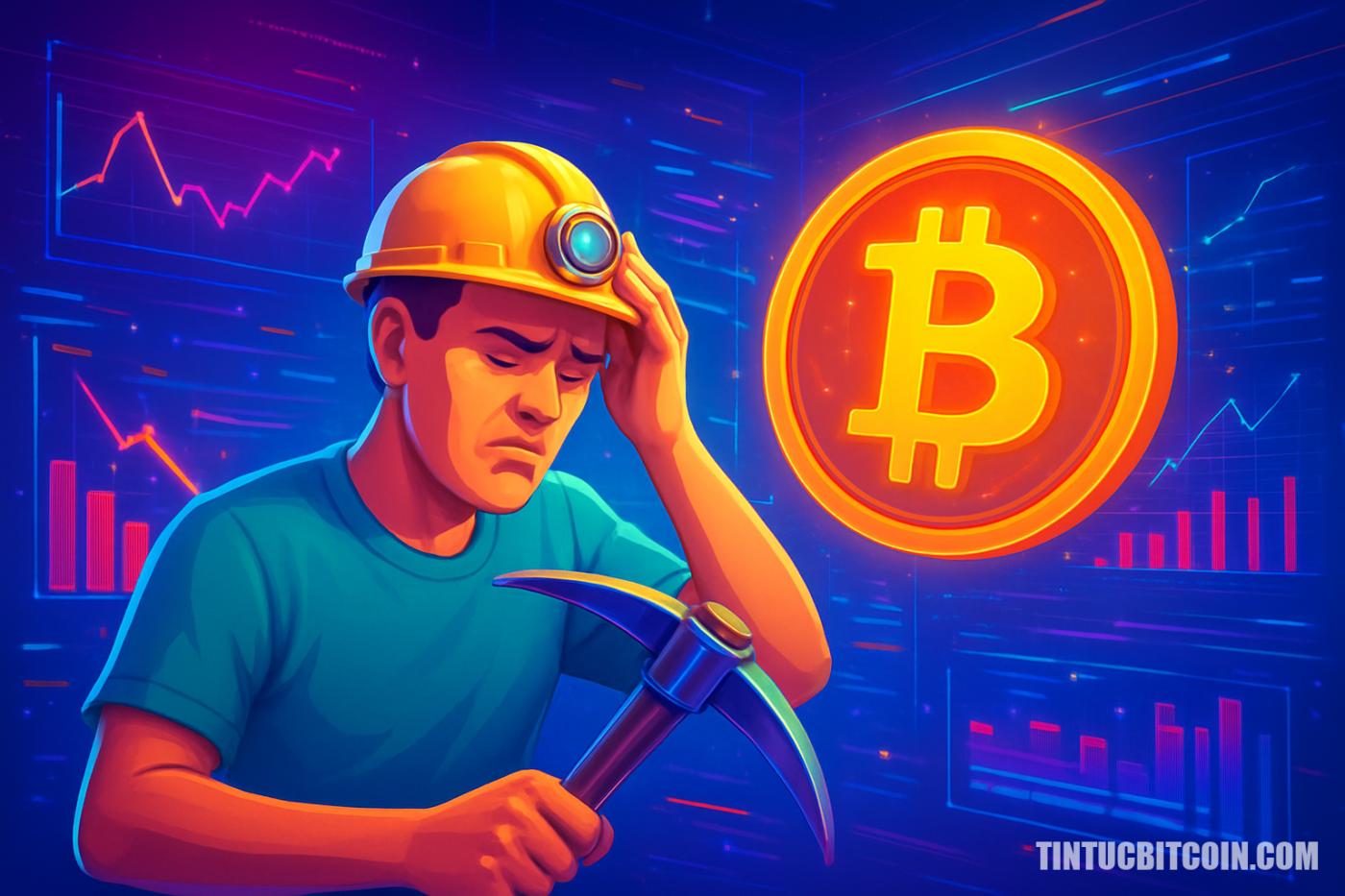 Thợ đào Bitcoin chịu áp lực khi dự trữ giảm, độ khó cao kỷ lục