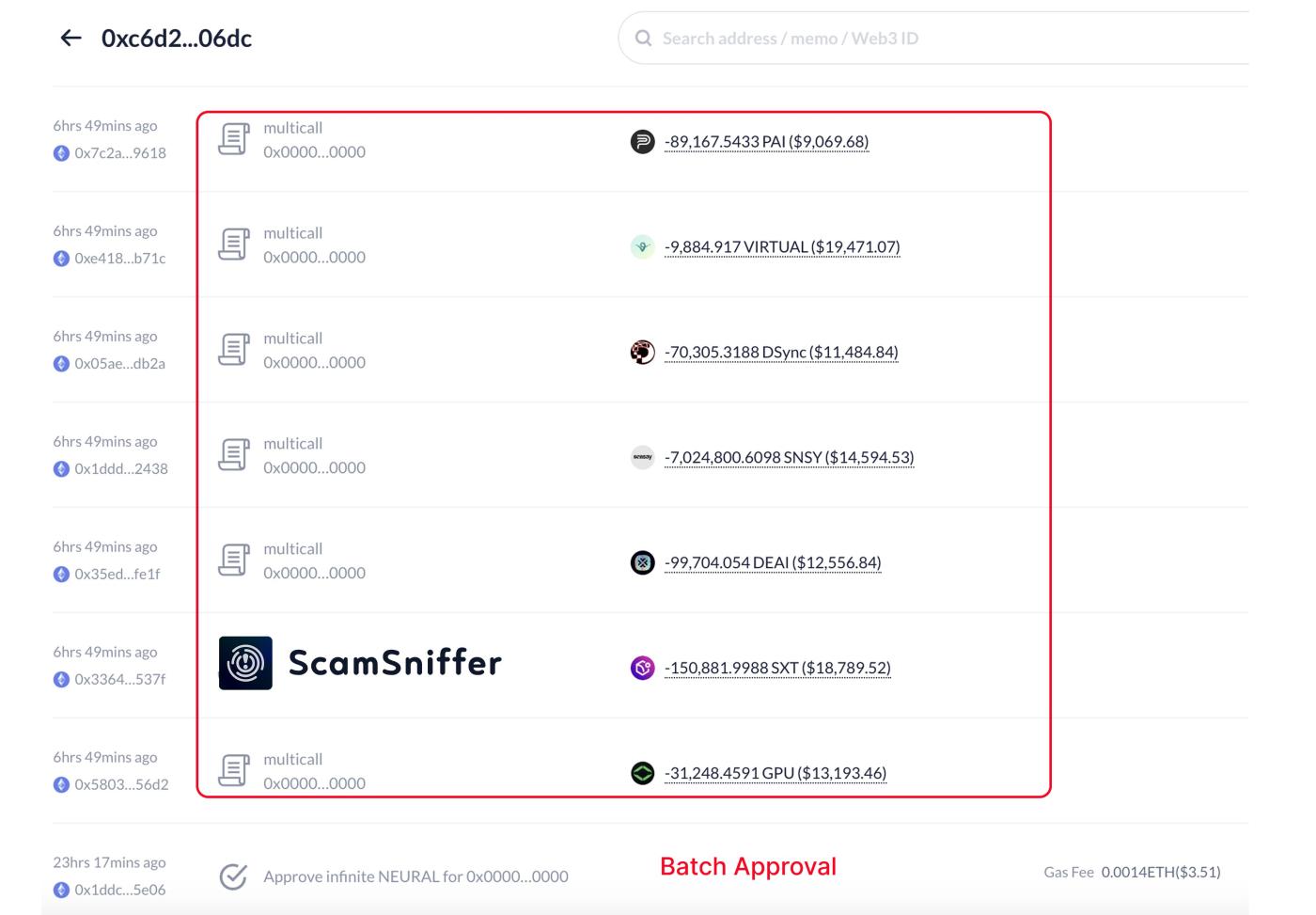 Cryptocurrency fraud attack.