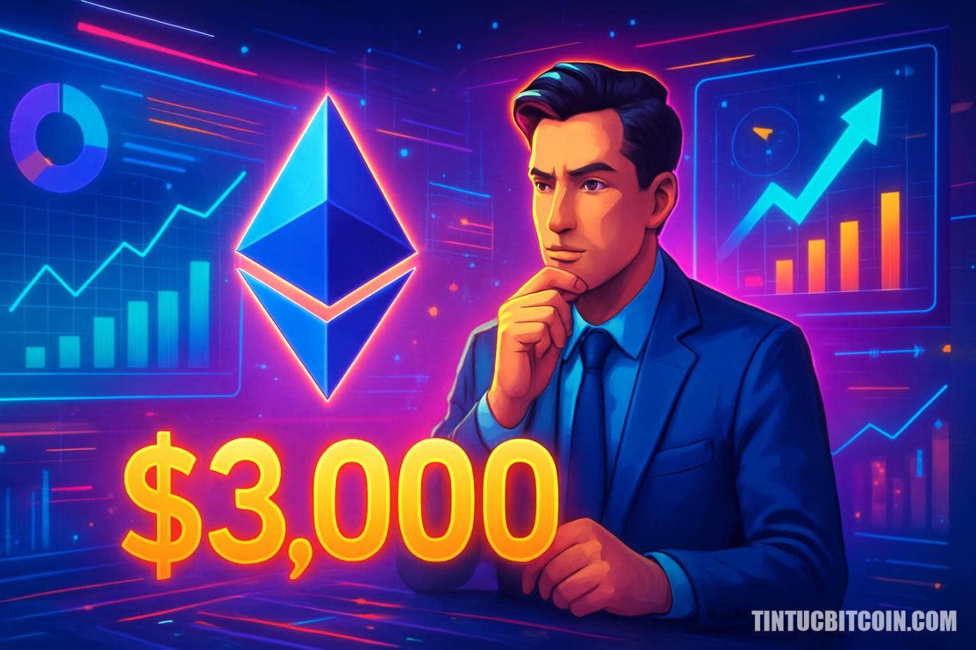 Nhà đầu tư đánh giá ETH 3.000 USD: quá đắt hay còn rẻ?