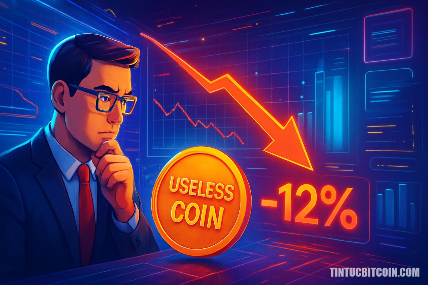 Nhà đầu tư đánh giá Useless Coin giảm 12% dưới hỗ trợ chính - Tin Tức Bitcoin - Cập Nhật Tin Tức Coin Mới Nhất 24/7 2026 Nhà đầu tư đánh giá Useless Coin giảm 12% dưới hỗ trợ chính