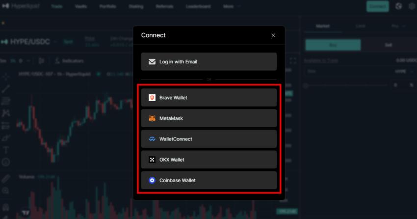 connect wallet