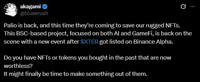 Đợt airdrop AI "đẩy miệng" đầu tiên trên chuỗi! Câu chuyện của bạn đáng giá bao nhiêu $PAL?