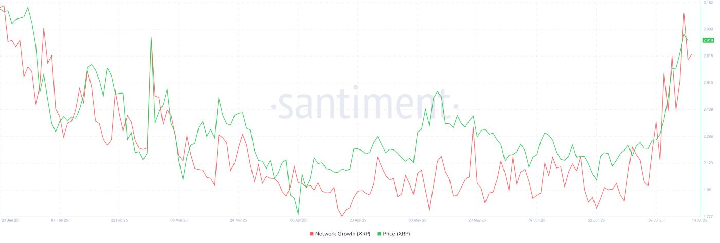 XRP Network Growth