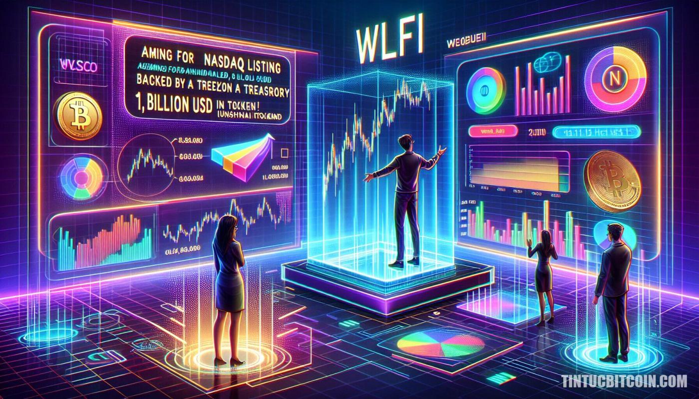WLFI, được hỗ trợ bởi Trump, nhắm niêm yết Nasdaq với kho bạc Token 1,5 tỷ USD